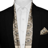 ORBITA MEN SCARF AND POCKET SQUARE SET – PREMIUM COLLECTION